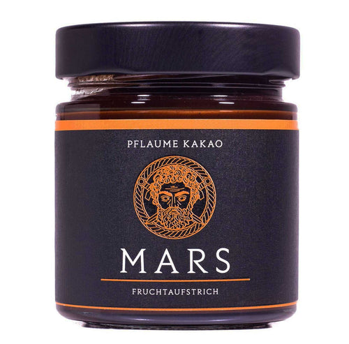 Mars Fruchtaufstrich Pflaume Kakao im Glas